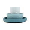 Slika Set za jelo Stick&Stay - Deer friends Blue