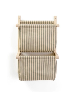 Slika Zidni organizator, Stripe green - Kid's Concept