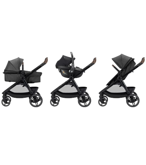 Slika Kolica 3u1 Zelia S Trio 2 + košara + autosjedalica - Dark Grey Maxi-Cosi 