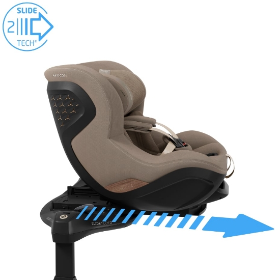 Slika Autosjedalica Mica Slide Pro i-Size, Grupa 0+, 1 (0-18 kg) (40-105 cm) - Authentic Truffle Maxi-Cosi 