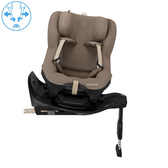 Slika Autosjedalica Mica Slide Pro i-Size, Grupa 0+, 1 (0-18 kg) (40-105 cm) - Authentic Truffle Maxi-Cosi 