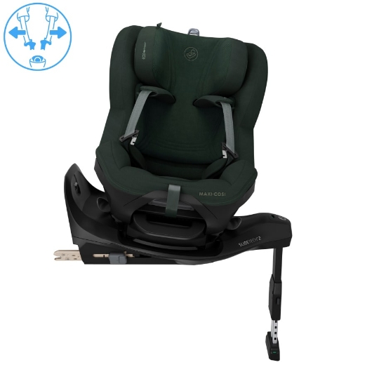 Slika Autosjedalica Mica Slide Pro i-Size, Grupa 0+, 1 (0-18 kg) (40-105 cm) - Authentic Green Maxi-Cosi 
