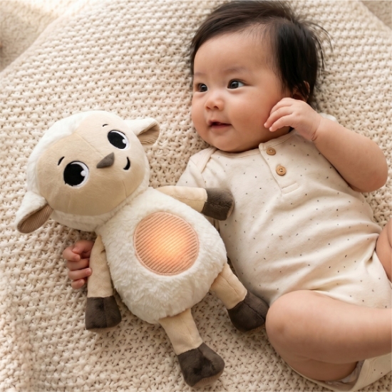 Slika Plišana igračka Sheep Snuggly Buddy - Farmers Funday Tiny Love