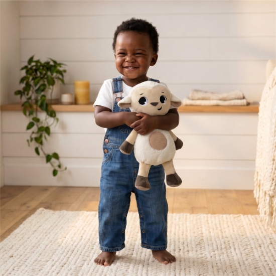 Slika Plišana igračka Sheep Snuggly Buddy - Farmers Funday Tiny Love