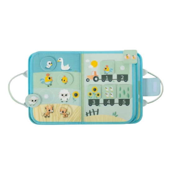 Slika Edukativna knjiga Grow & Play Busy Book - Farmers Funday Tiny Love 