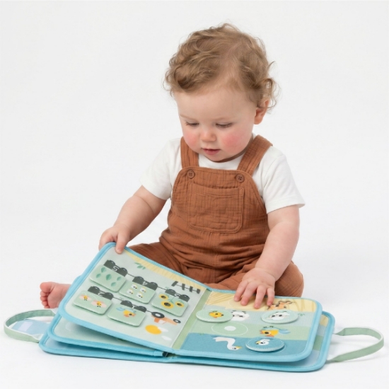 Slika Edukativna knjiga Grow & Play Busy Book - Farmers Funday Tiny Love 