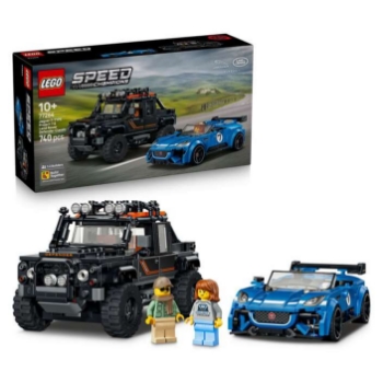 Slika LEGO® SPEED CHAMPIONS 77264 Jaguar Project 7 i Land Rover Defender