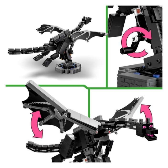 Slika LEGO® MINECRAFT® 21595 Enderski zmaj