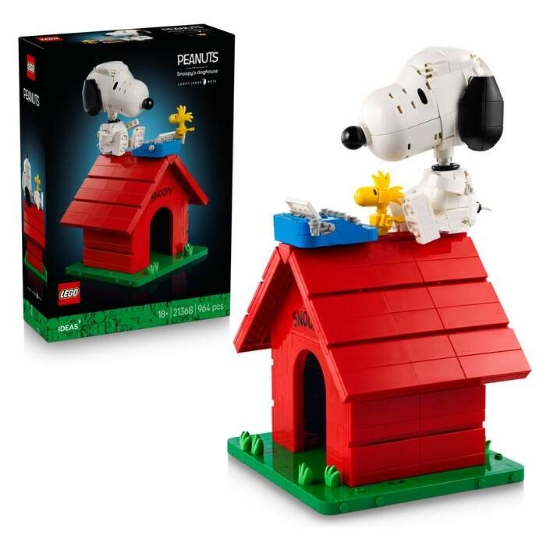 Slika LEGO IDEAS 21368 Peanuts: Snoopyjeva kućica