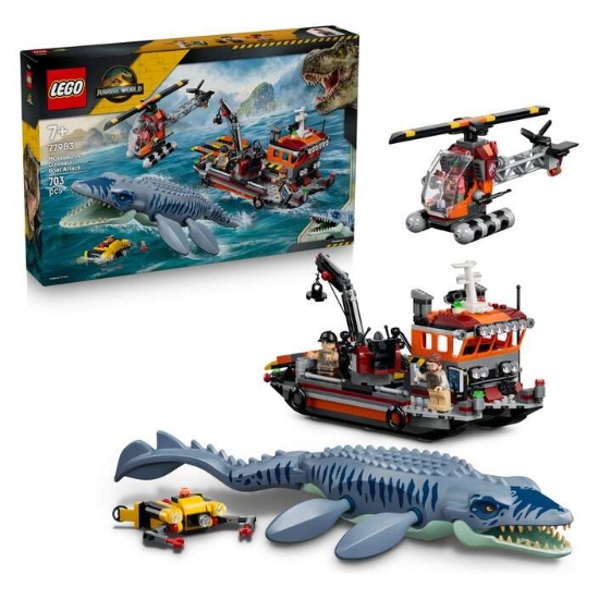 Slika LEGO® JURASSIC WORLD™ 77983 Napad mosasaura na brod