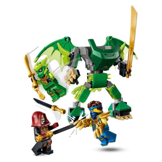 Slika LEGO® NINJAGO® 71862 Bojni komplet s Lloydovim mehaničkim zmajem