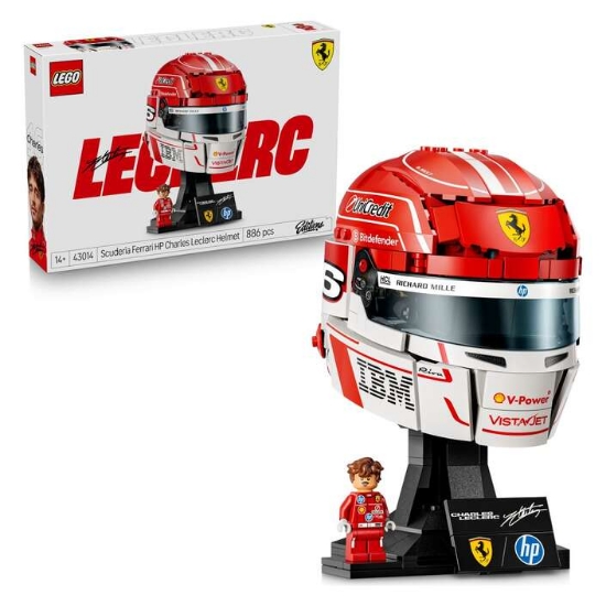 Slika LEGO® EDITIONS FORMULA 1 43014 Scuderia Ferrari HP Charles Leclerc – kaciga