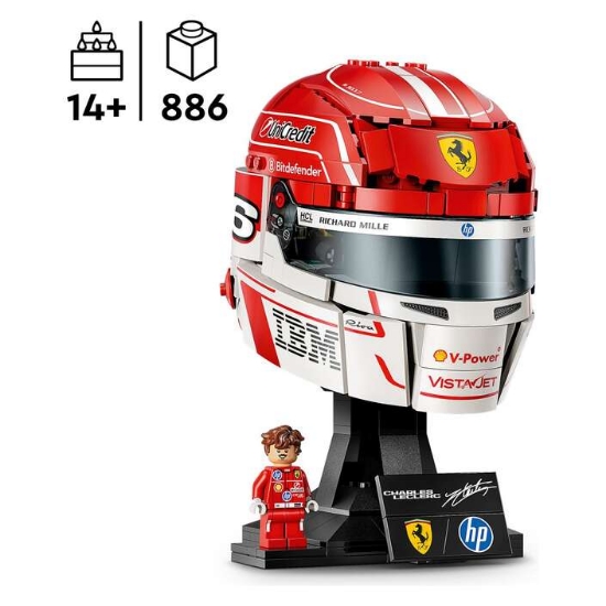 Slika LEGO® EDITIONS FORMULA 1 43014 Scuderia Ferrari HP Charles Leclerc – kaciga