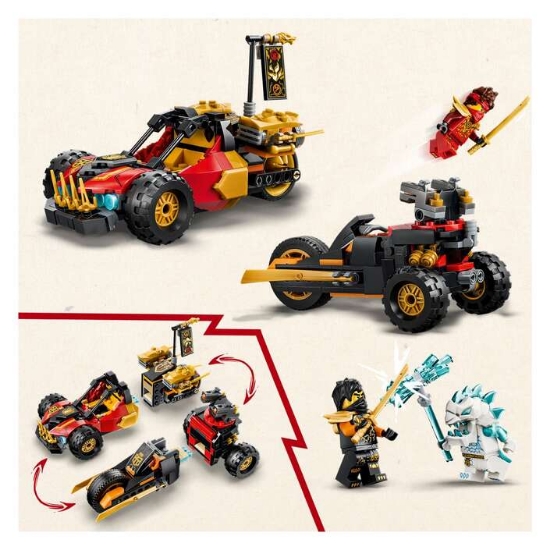 Slika LEGO® NINJAGO® 71864 Kombinirana vozila Kaija i Colea