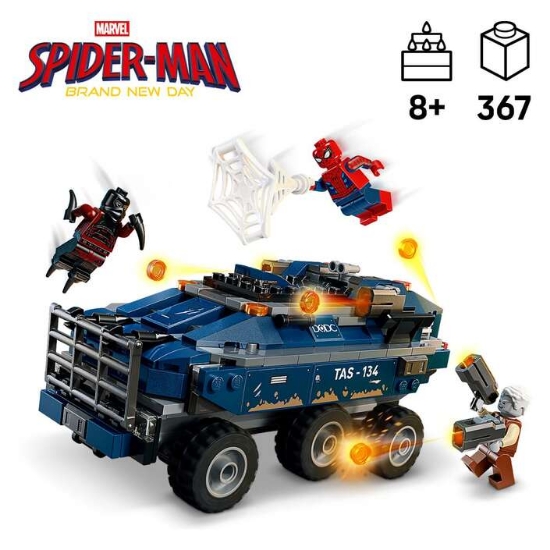 Slika LEGO® SUPER HEROES 76349 Spider-Man u potjeri za zatvorskim vozilom