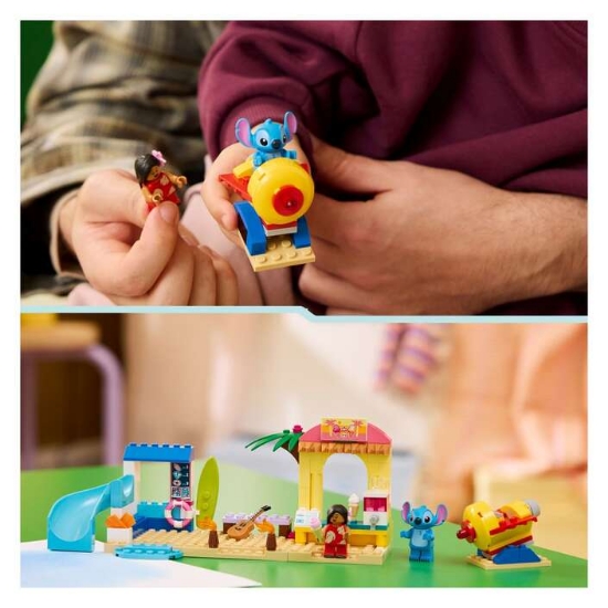 Slika LEGO® DISNEY CLASSIC 43280 Zabava na plaži s Lilo i Stitchem