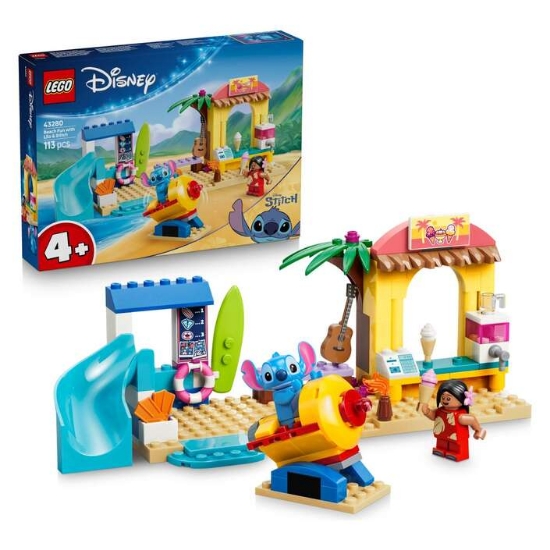 Slika LEGO® DISNEY CLASSIC 43280 Zabava na plaži s Lilo i Stitchem