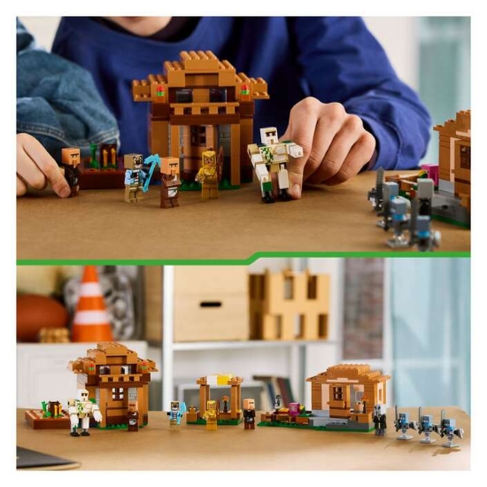 Slika LEGO® MINECRAFT® 21596 Napad evokera na selo