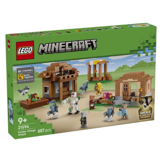 Slika LEGO® MINECRAFT® 21596 Napad evokera na selo