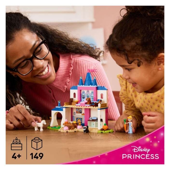 Slika LEGO® DISNEY PRINCESS™ 43283 Pepeljugini životinjski prijatelji u dvorcu