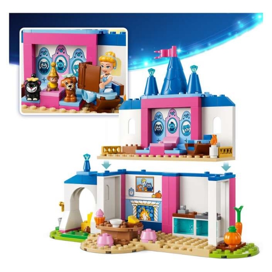 Slika LEGO® DISNEY PRINCESS™ 43283 Pepeljugini životinjski prijatelji u dvorcu