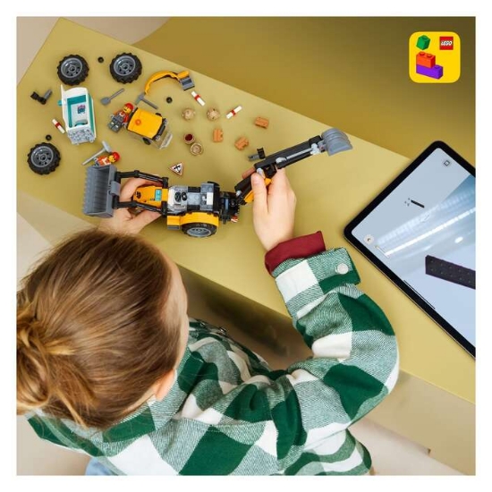 Slika LEGO® CITY 60480 Žuti bager s utovarivačem