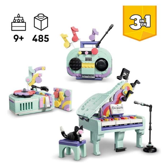 Slika LEGO® CREATOR 31392 Glasovir s mačkom