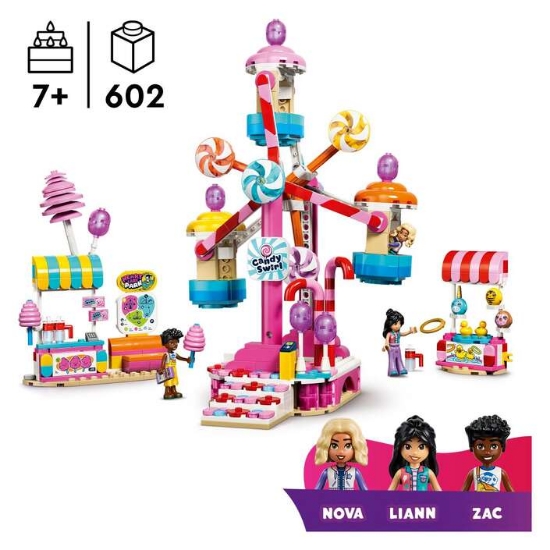 Slika LEGO® FRIENDS 42700 Panoramski kotač sa slatkišima i kolačićima