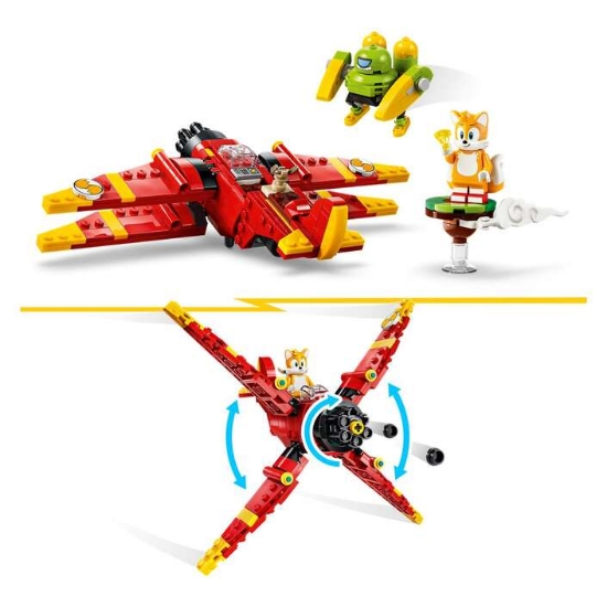 Slika LEGO® SONIC 77119 Tailsov Tornado-1