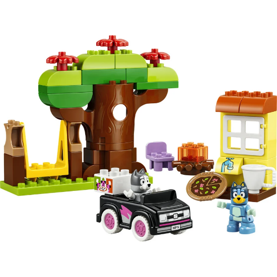 Slika LEGO® DUPLO® 10469 „Djevojčice i pizza” s Muffin i Bluey