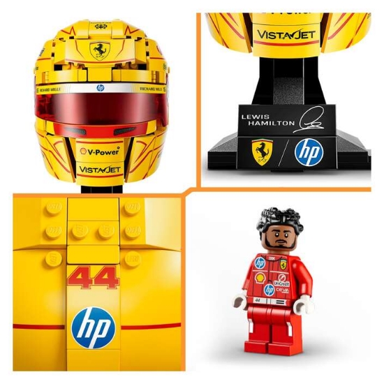 Slika LEGO® EDITIONS FORMULA 1 43022 Scuderia Ferrari HP Lewis Hamilton – kaciga