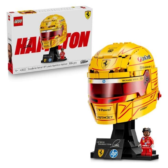 Slika LEGO® EDITIONS FORMULA 1 43022 Scuderia Ferrari HP Lewis Hamilton – kaciga