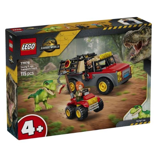 Slika LEGO® JURASSIC WORLD™ 77978 Prijevoz mladog T, rexa kamionom