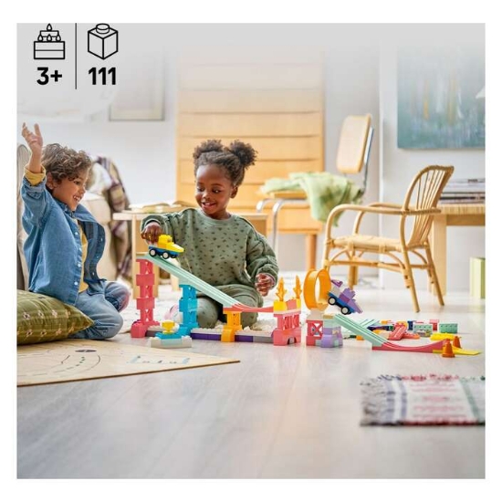 Slika LEGO® DUPLO® 10478 Kreativne 3 u 1 rampe s vozilima