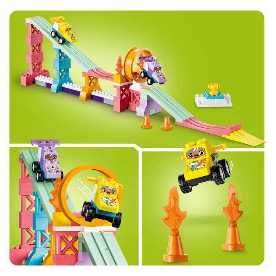 Slika LEGO® DUPLO® 10478 Kreativne 3 u 1 rampe s vozilima