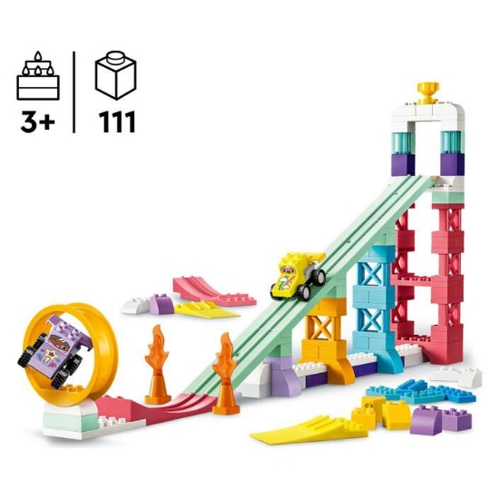 Slika LEGO® DUPLO® 10478 Kreativne 3 u 1 rampe s vozilima