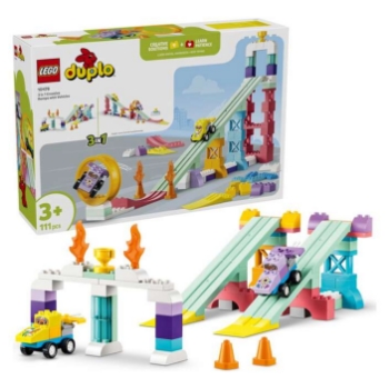 Slika LEGO® DUPLO® 10478 Kreativne 3 u 1 rampe s vozilima
