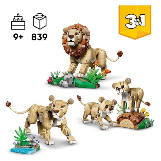 Slika LEGO® CREATOR 31386 Divlje životinje: Veličanstveni lav