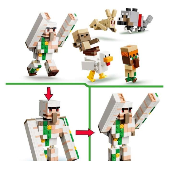 Slika LEGO® MINECRAFT® 21592 Pustinjski napad jahača pileta