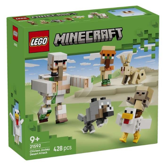 Slika LEGO® MINECRAFT® 21592 Pustinjski napad jahača pileta