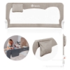 Slika Lionelo zaštitna ograda za krevet Hanna 150x66 cm, Beige Melange