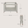 Slika Putni krevetić 2u1 Amelie, Beige Sand Lionelo 