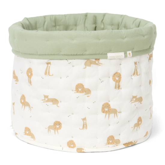Slika Košara za pohranu Safari Leo 30 x 25 cm - Little Dutch