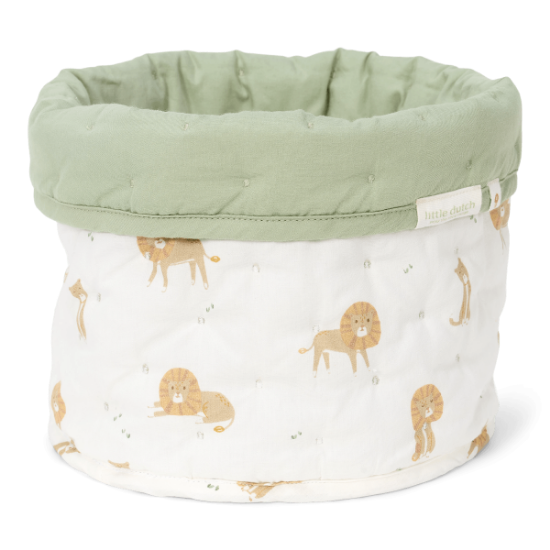 Slika Košara za pohranu Safari Leo 20 x 15 cm - Little Dutch