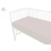 Slika Pamučna plahta s elastičnom trakom 120x60 cm - bež - MimiNu