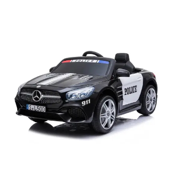 Slika SL500 policijski auto na akumulator Black - Mercedes