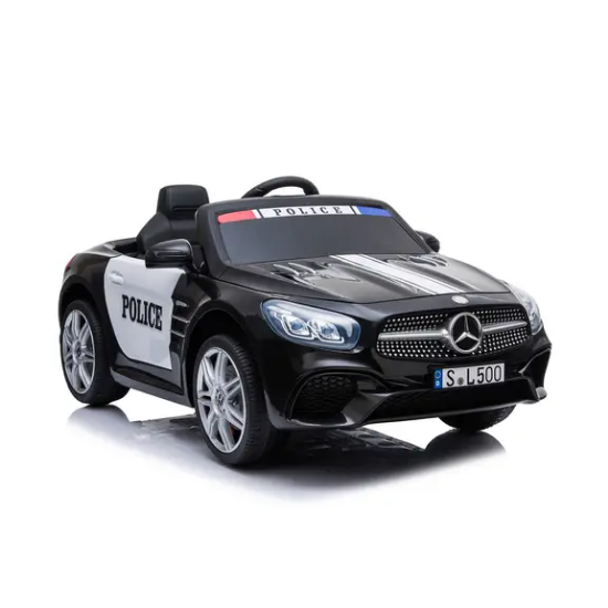Slika SL500 policijski auto na akumulator Black - Mercedes