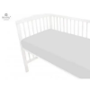 Slika Pamučna plahta s elastičnom trakom 120x60 cm -grey - MimiNu