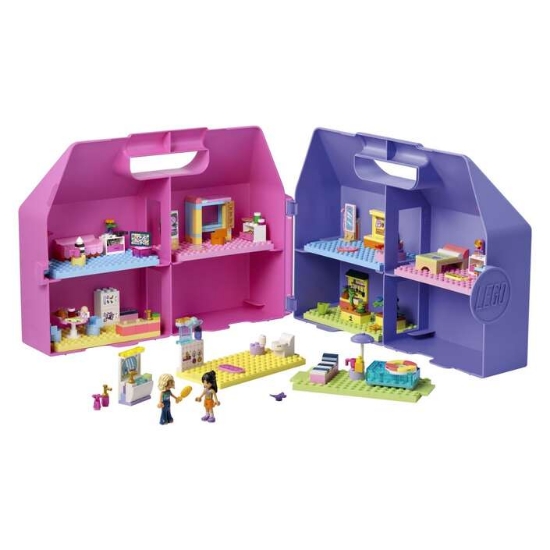 Slika LEGO® FRIENDS 42697 Kreativni kofer s kućicom za lutke