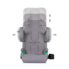 Slika Autosjedalica ISOFIX i-Size GO'N'GROW 100-150 cm Platinum - Chipolino